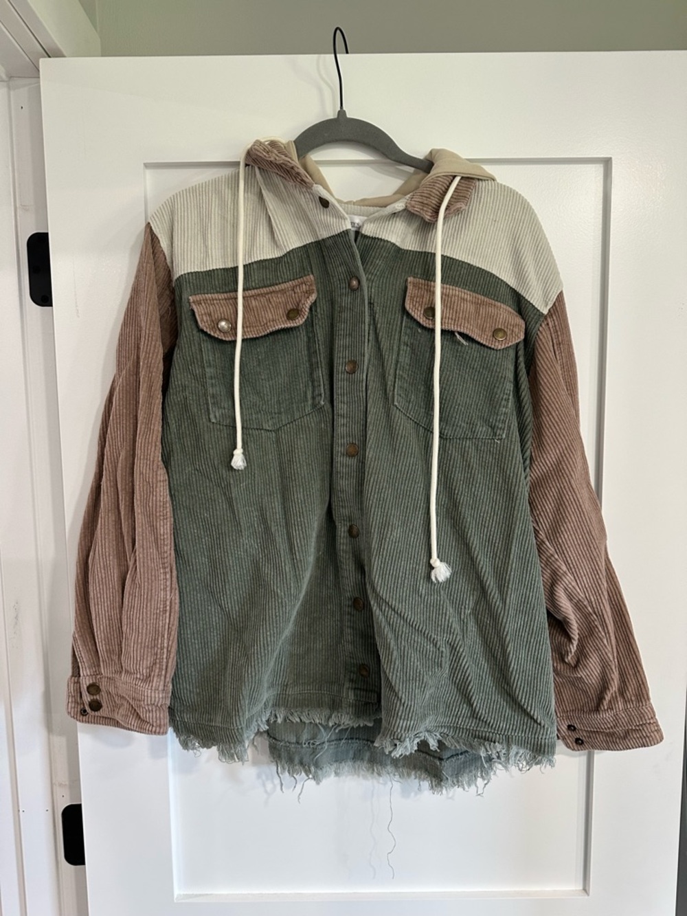 Bizzy’s Oversized Corduroy Button-Up Jacket